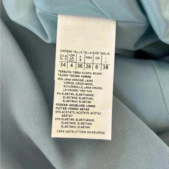 Max Mara blue wool shift dress in size 4 - Picture 5 of 7